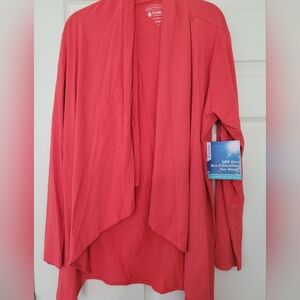 Coolibar Womens Sz M UPF 50+ Marietas Sun Wrap New Without Tags Coral Color